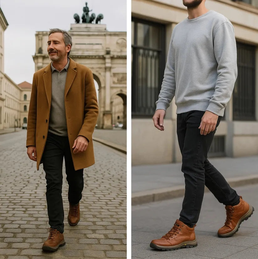 ⏰ Utolsó nap! 50%-os kedvezmény! 👞 Olasz valódi bőrből készült cipők 🐂 Kézzel varrva, puha és kényelmes ✅ Talpív-támasz; csökkenti a lábakra nehezedő nyomást, és egész napos kényelmet biztosít.