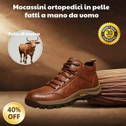 ⏰ Utolsó nap! 50%-os kedvezmény! 👞 Olasz valódi bőrből készült cipők 🐂 Kézzel varrva, puha és kényelmes ✅ Talpív-támasz; csökkenti a lábakra nehezedő nyomást, és egész napos kényelmet biztosít.