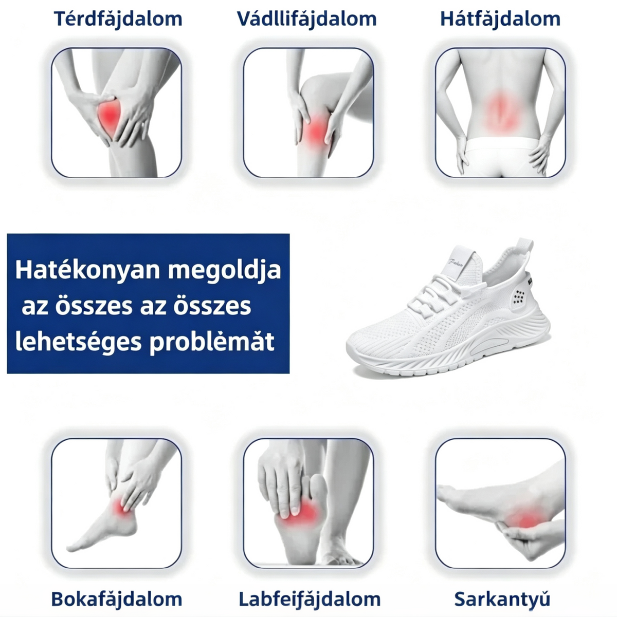 【🎁Ma van az utolsó nap, hogy 50% kedvezménnyel vásárolhass! Ne hagyd ki!】Ergonómiailag tervezett ortopéd cipők, amelyek biztosítják a lábtámaszt✅️