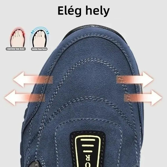 🔥 Mai ajánlat: 50% kedvezmény! 👞 Kiváló minőségű ortopédiai velúr cipők ✅ ✅ Lábboltozat-támasz: Egész napos kényelem
