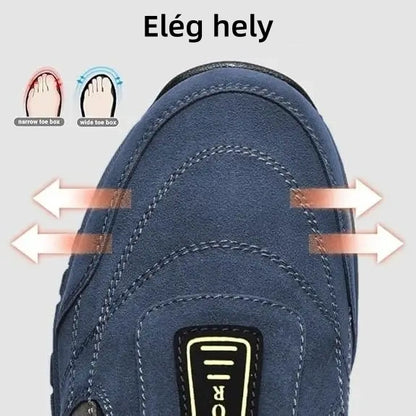 🔥 Mai ajánlat: 50% kedvezmény! 👞 Kiváló minőségű ortopédiai velúr cipők ✅ ✅ Lábboltozat-támasz: Egész napos kényelem